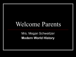 Welcome Parents!