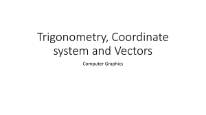 Transforms - Lecture`s of computer graphics