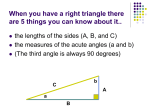 Dr. Math Does Trigonometry