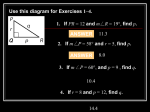 Solve Right Triangles - Brookwood High School