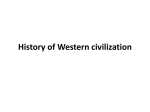 History of Western civilization