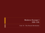 Modern Europe Since French Revolution HIS-107