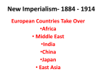 Imperialism: China: Spheres of Influence