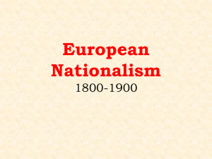 European Nationalism PAP