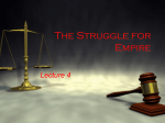 lecture 5 struggle for empire