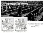 The Aftermath of World War I