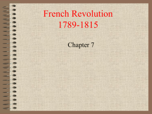French Revolution 1789-1815
