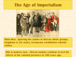 The Age of Imperialism - Murrieta Unified School District