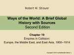 II. The Ottoman Empire and the West in the