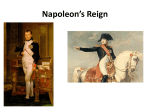 Napoleon`s Reign - Great Valley School District