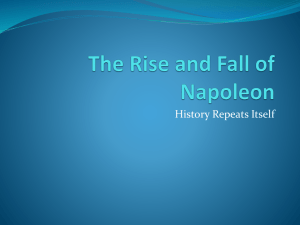 The Rise and Fall of Napoleon