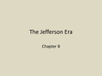 Jefferson Era Outline PowerPoint
