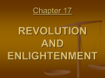 Chapter 17 REVOLUTION AND ENLIGHTENMENT
