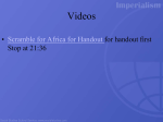 Scramble for Africa: Imperialism