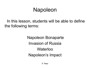 Napoleon - White Plains Public Schools