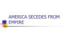 america secedes from empire