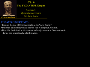 the Byzantine Empire