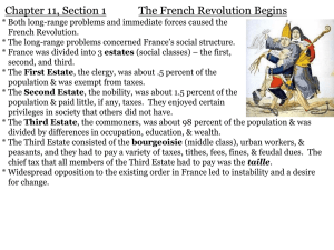 Chapter 11, Section 1 The French Revolution Begins