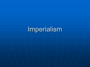 Imperialism - mclaughlinhistory