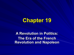 Chapter 19 A Revolution in Politics