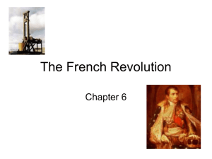 The French Revolution - Mrs. Duvall