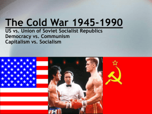 The Cold War - SharpSchool
