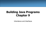 Chapter 9 - Building Java Programs