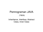 TIB09 Pemrograman JAVA – 06 – inheritance