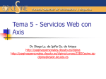 Tema 5 - Servicios Web