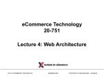 Web Architecture - Carnegie Mellon University