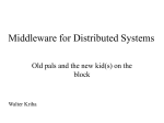 Middleware for Distributed Systems