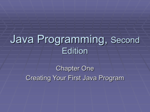 Java Programming, Second edition