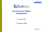 Introduction to Kodo JDO and Java™ Data Objects