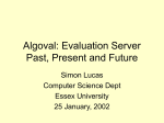 Algoval - University of Essex