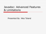 JavaDoc - University of Delaware