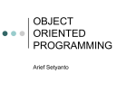 OBJECT ORIENTED PROGRAMMING - E