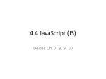 4.4 JavaScript