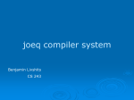 joeq compiler system