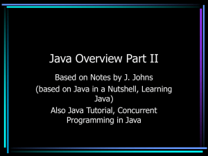 Java Concurrency and IO