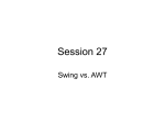 Swing vs. AWT