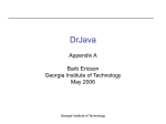 DrJava-AppendixA