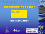 Introduction of J2ME