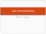 java programming - Amoud University