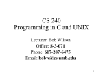 Printable (Powerpoint) - UMass Boston Computer Science