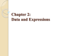 DataAndExpressions