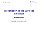 Emulator - Carnegie Mellon School of Computer Science