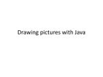 Drawing pictures with Java
