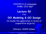 COS240Lec52_OOModelingAndDesign