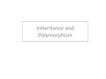 Chapter07 & 08-Inheritance & Polymorphism