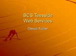 BCS Teesside Web Services